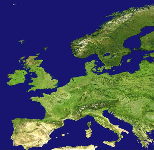 Europe map