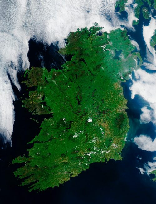 Ireland from space