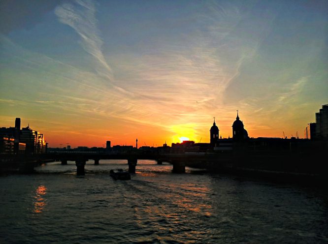 London sunset